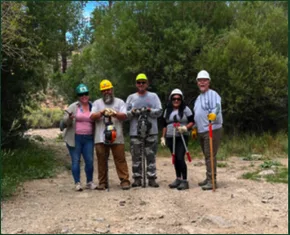 Adopt-A-Trail volunteer crew